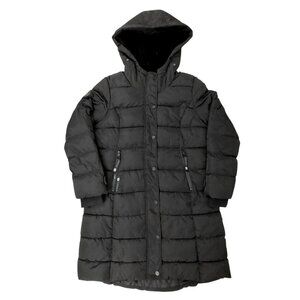 Canada Weathergear Parka Puffer Jacket Womens Large Black Insulated Outdoor